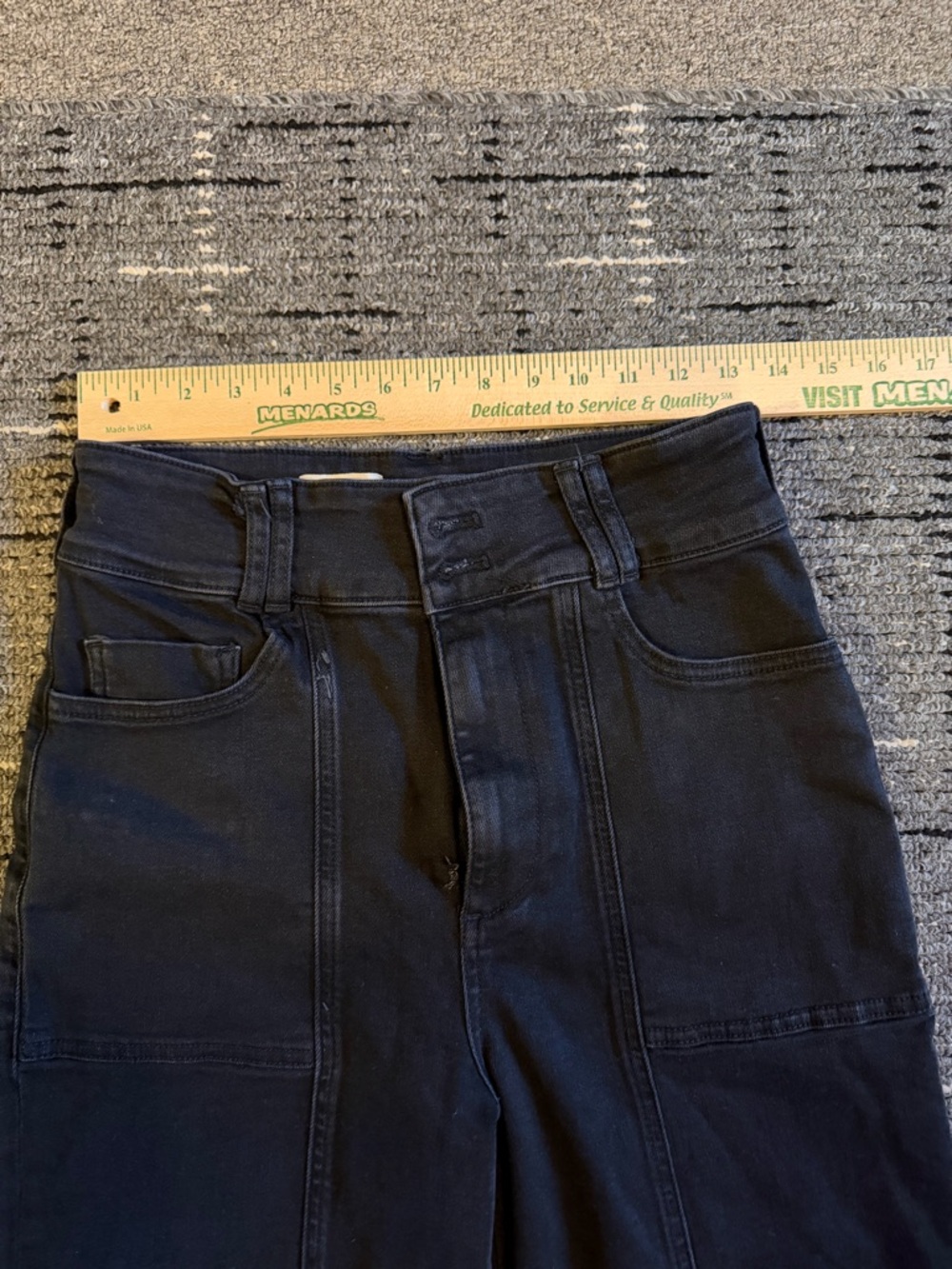 Pilcro Ryan Relaxed High-rise flared Jeans - Picture 5 of 6